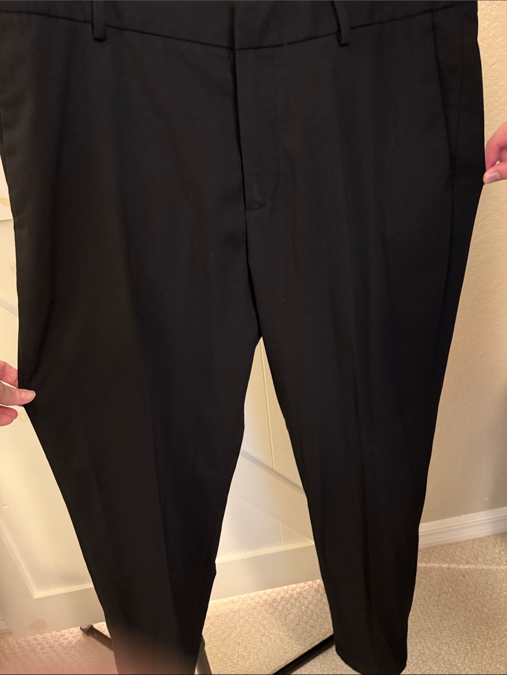 H&M Black Men's Dress Pants - Slim Formal Trousers